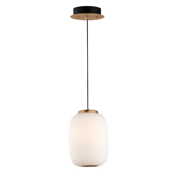 Et2 Soji 2-Light 7" Wide Black / Gold Pendant Light E25064-92BKGLD - main